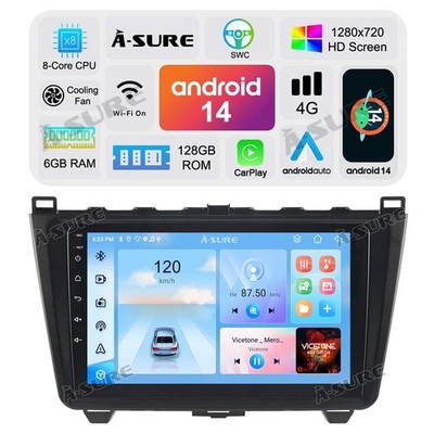 Für Mazda 6 GH GG 2007-2012 6+128G Android 15 Autoradio GPS mit BOSE Soundsystem