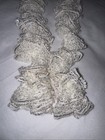 Ruffled Sashay Scarf Womens Handmade Ivory Sequined Crochet  Cottage Fairy Boho — photo 2