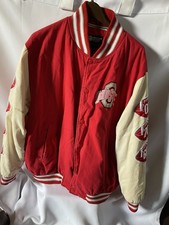 VTG Ohio State Buckeyes 7 X National Football Champs Varsity Jacket sz Men's XL