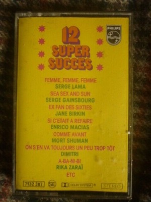 12 SUPER SUCCESS /Audiokassette-K7 PHILIPS 7132 387