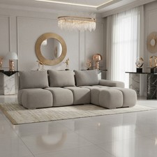 Corner Sofa Bed with Storage BEST II 7 Colours Left/Right Side for Living Room