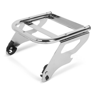 Gepäckträger TP Doppelsitz für Harley Davidson Touring Modelle 97-08 chrom gebra
