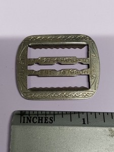 Vintage Adjusta Vest Buckle Patent Pending c.1930