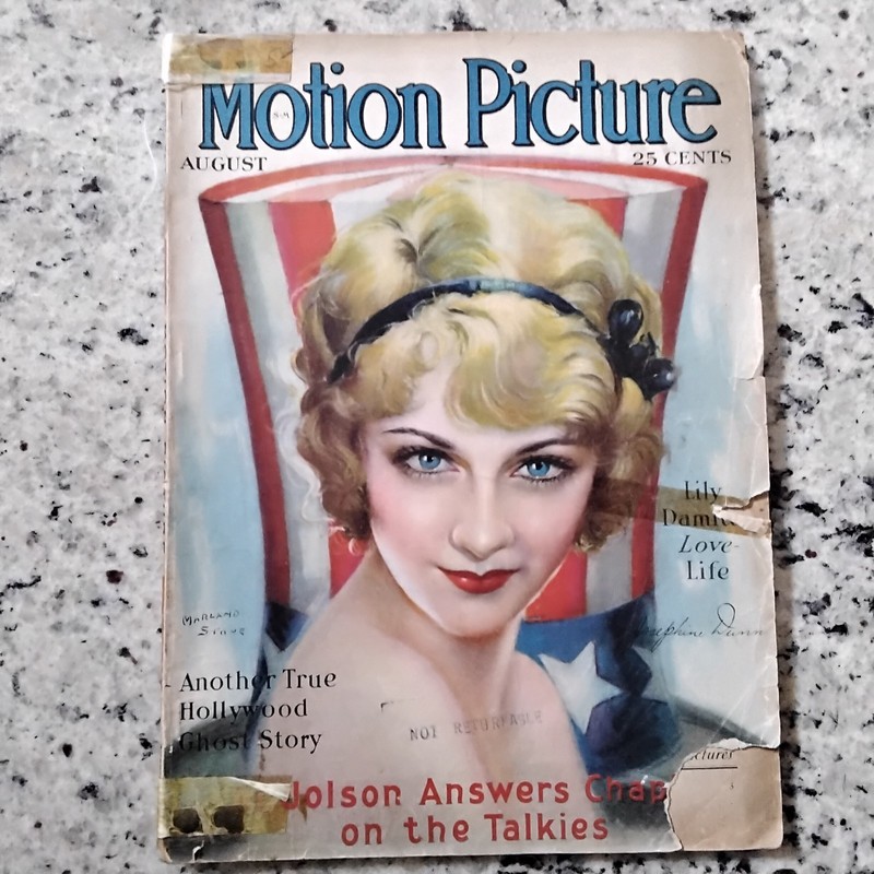 1929 Motion Picture Lily Damita Chaplin Ina Claire Kay Francis Gossip Movies