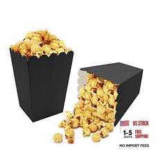 24 Pcs Popcorn Boxes Mini Paper Popcorn Box Cardboard Popcorn Container for