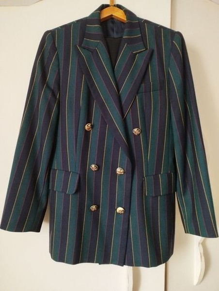 Women Betty Barclay Blazer Navy Wool 38