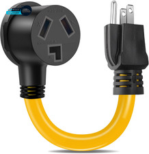 Dryer Adapter Cord,12Inch NEMA 5-15P Male to 10-30R Female Power Adapter