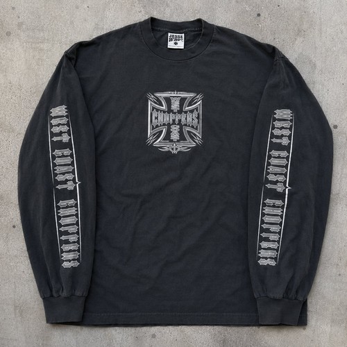 West coast choppers longsleeve shirt rare black/grey size L