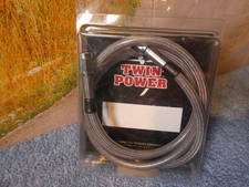 Motorcycle Brake Hose 48 Universal Twin Power Clear-coat Chrome Ends 03-5948 E5