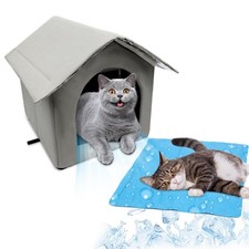 Indoor Cat House Cats Dog Outdoor Indoor Waterproof Insulated House Foldable ...