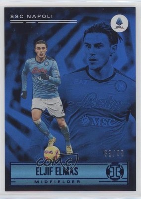 2021-22 Panini Chronicles Base Serie A Illusions Blue /99 Eljif Elmas #190