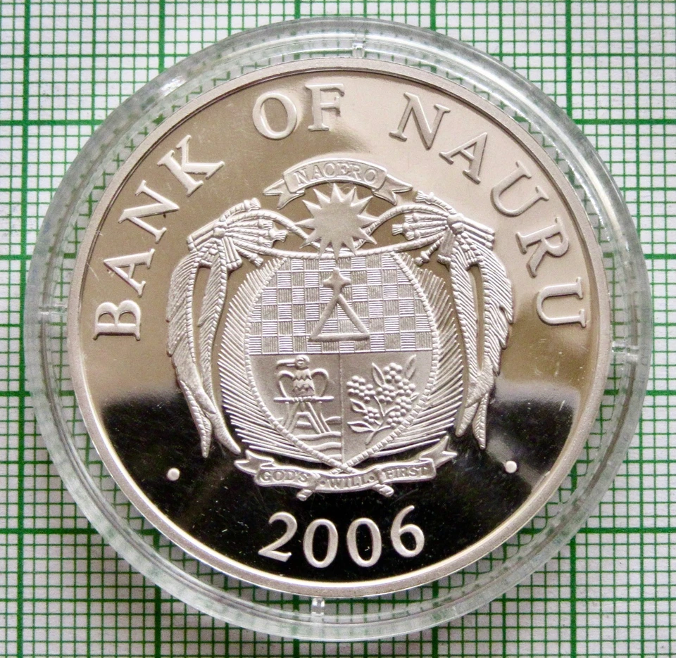 NAURU 2006 10 DOLLARS Pisa Tower 3D MONUMENT 1oz SILVER COA serial numbered - Image 4 of 4