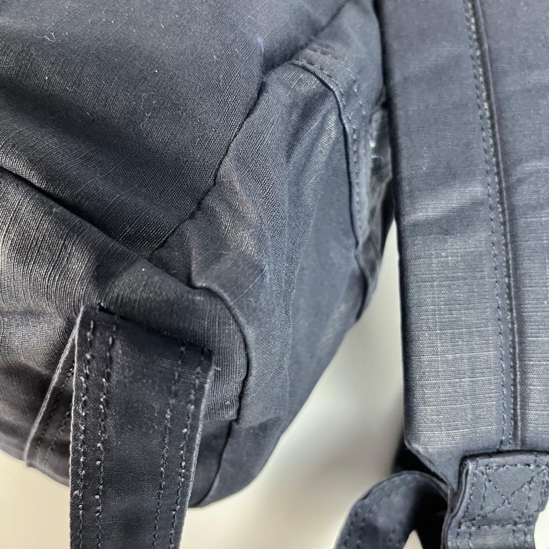 Porter Cube Navy Drawstring Backpack Used Waterpr… - image 10