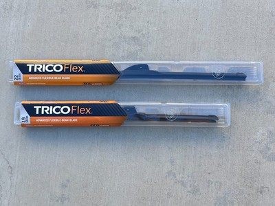 Driver+Pass 2-Wiper Set: Trico Flex 22+19'' Blades 18-220/18-190