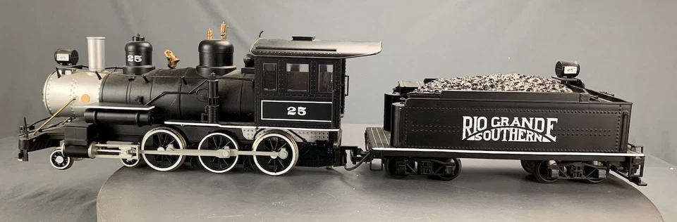 G Scale Bachmann 91242 Baldwin 4-6-0 Rio Grande Southern #25 SND/Smoke G1025 - Image 3 of 4