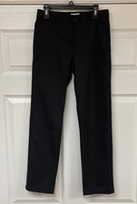 Youth Size 12 Class Club Modern Fit 100 Polyester Black Flat Front Pants A