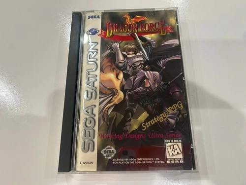 Dragon Force (Sega Saturn, 1996) CIB Complete in Box w Manual NR MINT!