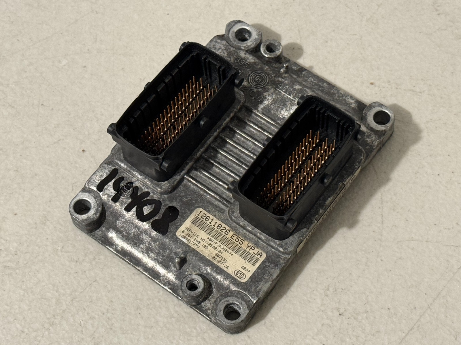 07-08 Cadillac CTS STS SRX V6 3.6L Engine Computer Module ECU ECM PCM 12611826