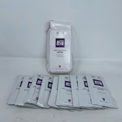 #ad Autoglym Bird Dropping Wipes x10 White Car Paint Safe Cleaning $13.99