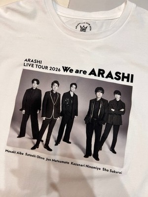 ARASHI LIVE TOUR 2026 Tシャツ ARASHI LIVE TOUR 2026 We are ARASHI Final Limited Official Goods