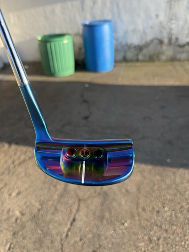 SCOTTY CAMERON BLUE RAINBOW PVD CALIFORNIA DEL MAR 34” Putter RH W/Headcover - Picture 12 of 19