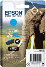 Genuine Epson 24XL Cyan Ink Cartridge