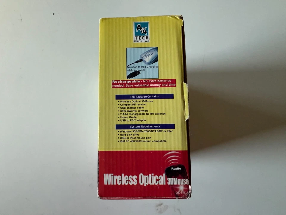 A4Tech RFSOP-35 Wireless Optical 3DMouse USB and PS/2 - Image 4 of 4