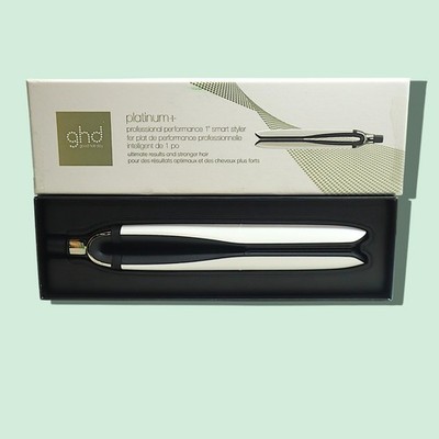 GHD Platinum Professional 1in. Styler Flat Iron - White