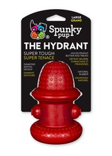 Spunky Pup Rubber Hydrant Dog Toy โ Large Dental Chew Made in USA