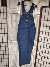 Key Imperial Aristocrat Blue Jean Denim Bib Overall Work Farm Mens 40 x 29 VTG