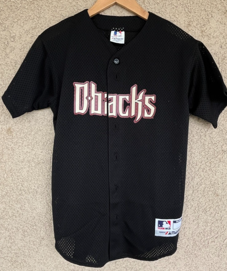 Vintage Majestic Arizona Diamondbacks D-Backs Black Baseball