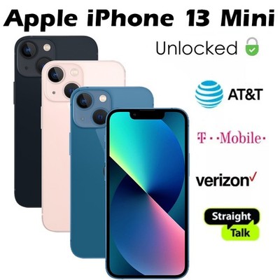 Apple iPhone 13 MINI 128GB 256GB Factory Unlocked Smartphone (New in Sealed Box)