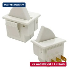 2Pcs Refrigerator Door Light Switch 2 Feet Compatible for GE Whirlpool, Maytag,