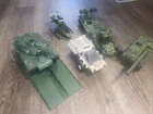 battery Power Tank /Bridge Helicopter 1984 GI Joe Cobra Hasbro Estate Find lot A