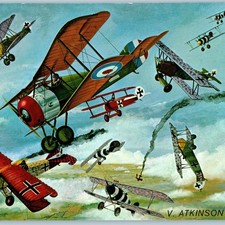 c1970s Niagara Falls Canada Age of Flight Aircraft Exhibit Oversized Postcard 3S