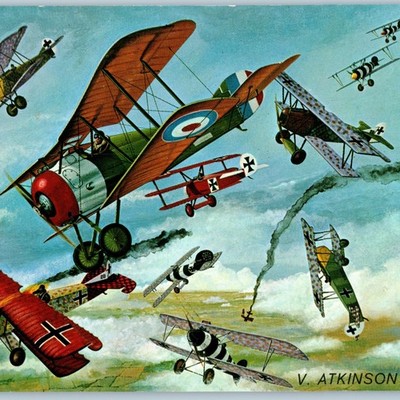 c1970s Niagara Falls Canada Age of Flight Aircraft Exhibit Oversized Postcard 3S