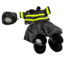 Build a Bear Workshop Firefighter Costume Set Hat Jacket Pants Boots Toddler