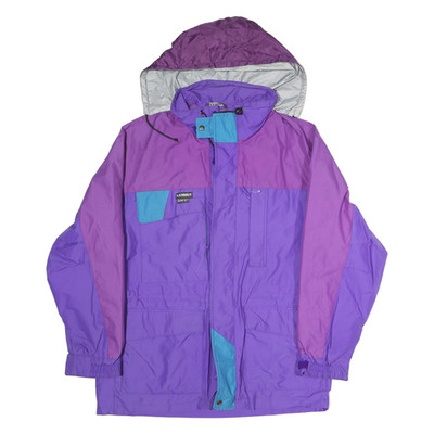 MAMMUT Damen Outdoorjacke Lila & Lavendel M Polyester Reißverschluss Kapuze