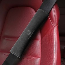 Sturdy Removable Porsche Seatbelt Cover for Hassle-Free Cleaning  Styling USA