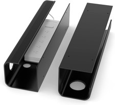 Large Capacity Cable Management Tray Kit 31.5 Inches PVC Under Desk Organizer