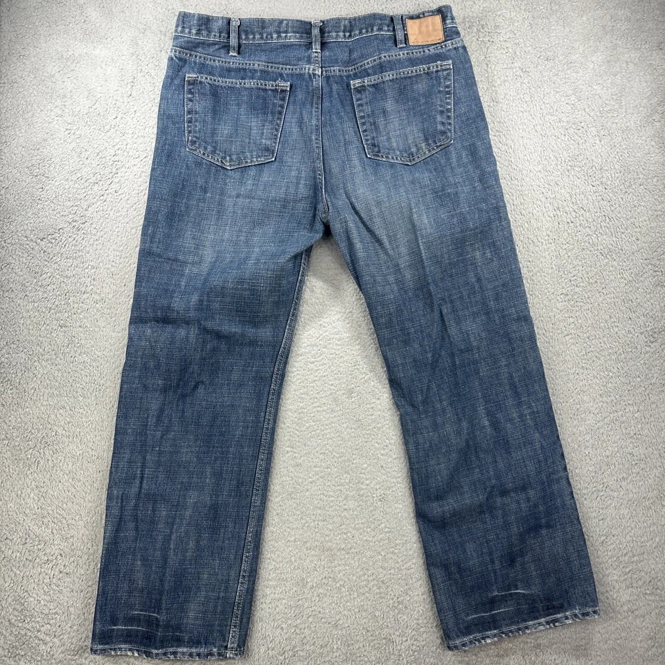 Gap Jeans Mens 40x30* Blue Denim Pants Loose Boot Fit Y2K Baggy Relaxed Wide Leg - Image 2 of 4