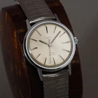 🇺🇸 Serviced 1965 Vtg Timex 21 Jewel AUTOMATIC Watch Champagne Dial Self Wind