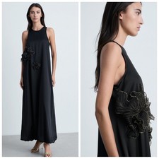 MANGO Maxi Flower Dress, Size L