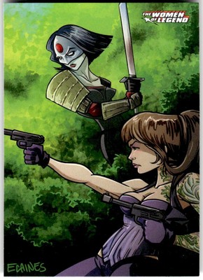 2013 Cryptozoic DC Comics: The Women #62 DC Comics Katana & DC Comics Starling