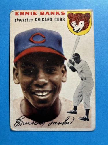 1954 Topps #94 Ernie Banks Set-Break Chicago Cubs RC Rookie HOF