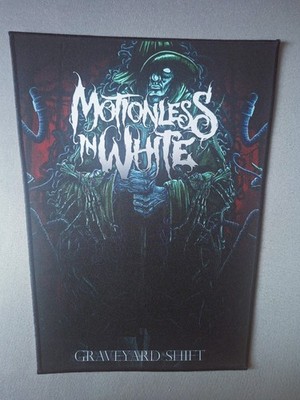 MOTIONLESS IN WHITE - GRAVEYARD SHIFT -- BACKPATCH / RÜCKENAUFNÄHER -- METALCORE