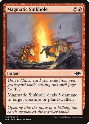 Magmatic Sinkhole Foil Modern Horizons 135 NM MTG