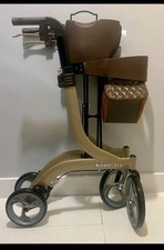 Drive Medical RTL10266CH-HS Nitro DLX Foldable Rollator Walker With Seat CLEAN