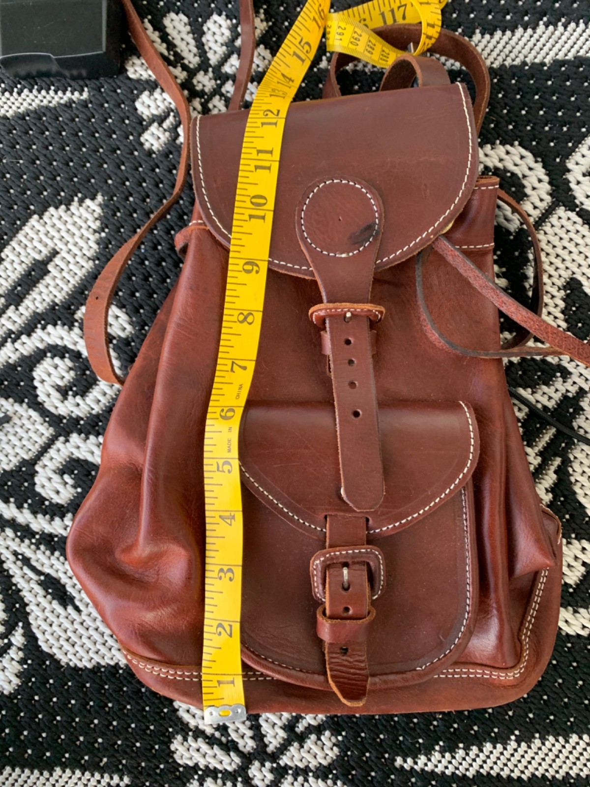 Leather backpack, Handmade Leather Backpack - image 3