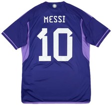 Argentina 2022-23 Adidas Away Messi #10 Jersey New Authentic Football Shirt